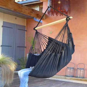 Hamac chaise noire