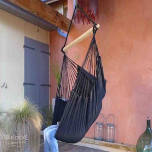 Hamac chaise noire