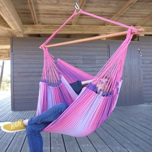 Hamac chaise mariposita 3 rosas