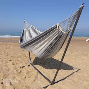 Hamac avec support inka xl 3 gris