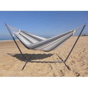 Hamac avec support inka xl 3 gris