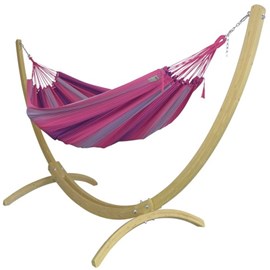 Hamac sur pied maya xl 3 rosas