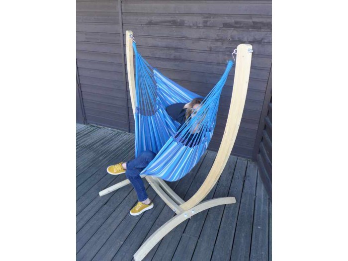Tropical Influences - Hamac chaise avec support paquito laguna