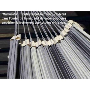 Hamac sur pied latino xl 3 gris