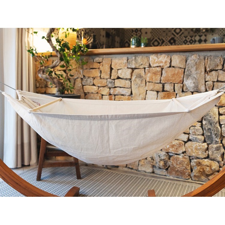 Hamac bébé el cayuco écru petite pirogue