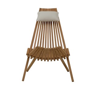 Chaise longue teck massif santiago