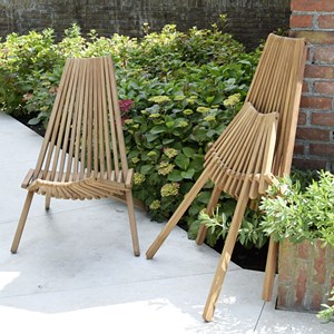 Chaise longue teck massif santiago