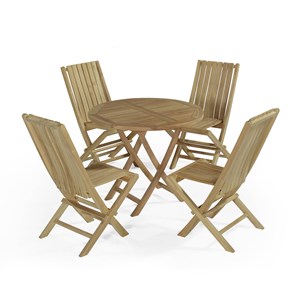 Salon de jardin teck massif tahaa