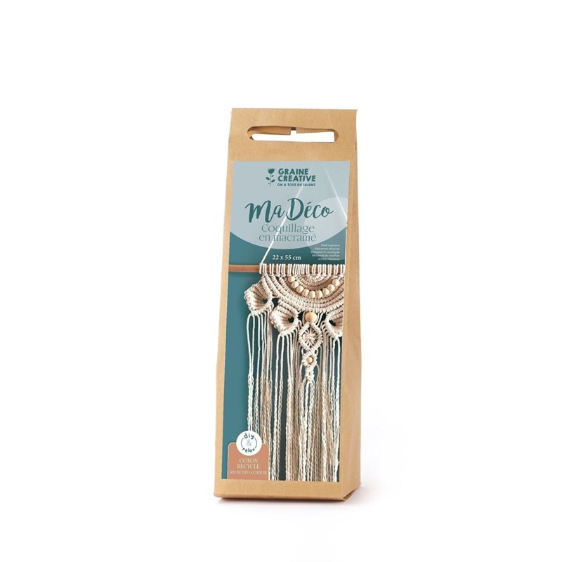 Kit macramé – forme coquillage - gr