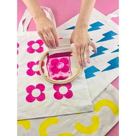 Kit de sérigraphie diy avec cerceau