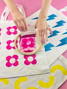 Kit de sérigraphie diy avec cerceau