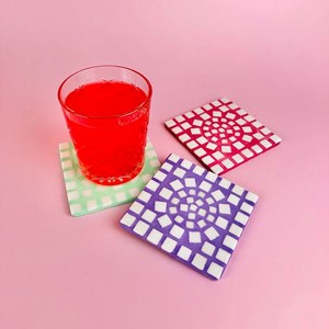 Kit de dessous de verre en mosaïque
