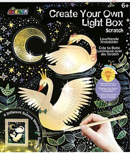 Boîte lumineuse à gratter