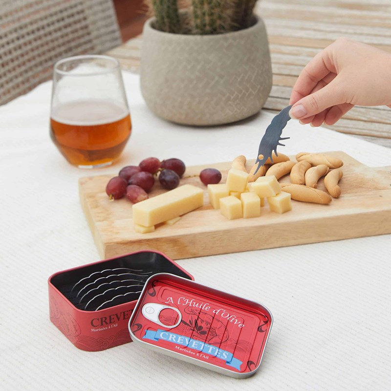 Set de 6 pics apéritif