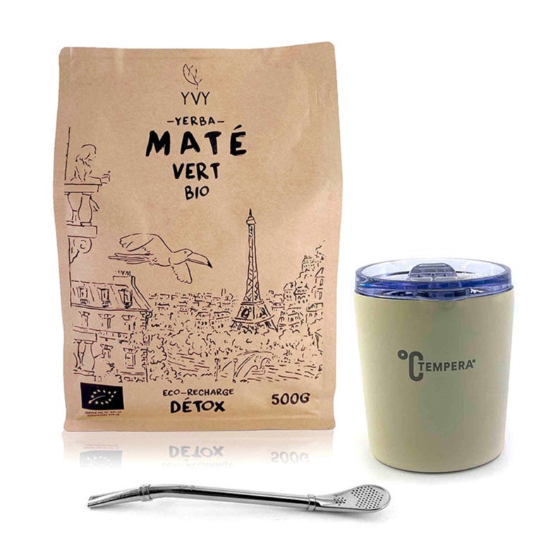 Kit maté inox - tempera® - beige