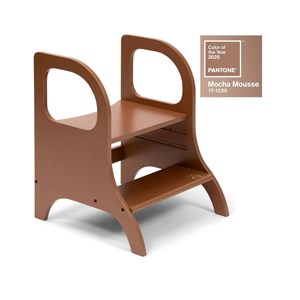 Escabeau-marchepied à hauteur réglable