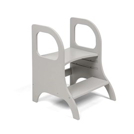 Escabeau-marchepied à hauteur réglable