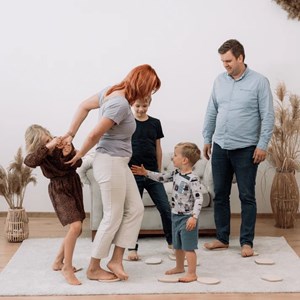 Pierres de gué montessori enfant x6