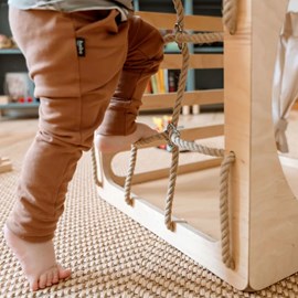 Cube d’escalade & cabane de jeu en bois