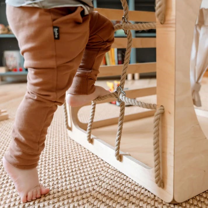 Cube d’escalade & cabane de jeu en bois