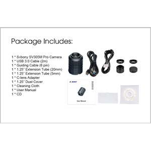 Caméra astro mono 2mp svbony