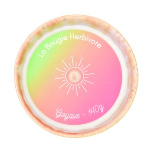 Bougie goyave - pot en grès