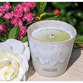 Bougie savon de marseille - pot en grès