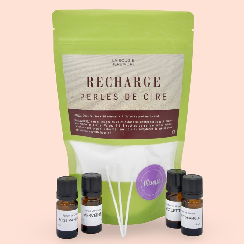 Recharge perles de cire fleurie - 200g