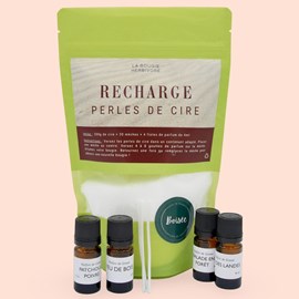 Recharge perles de cire boisée - 200g