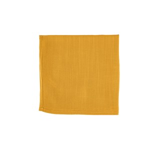 Serviette de table - lin et coton jaune