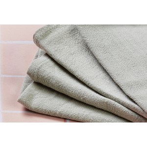 Serviette de table - lin et coton vert