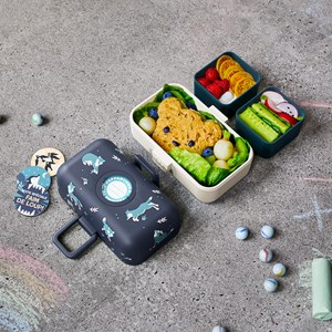 Bento compartimenté enfant 800ml wolf
