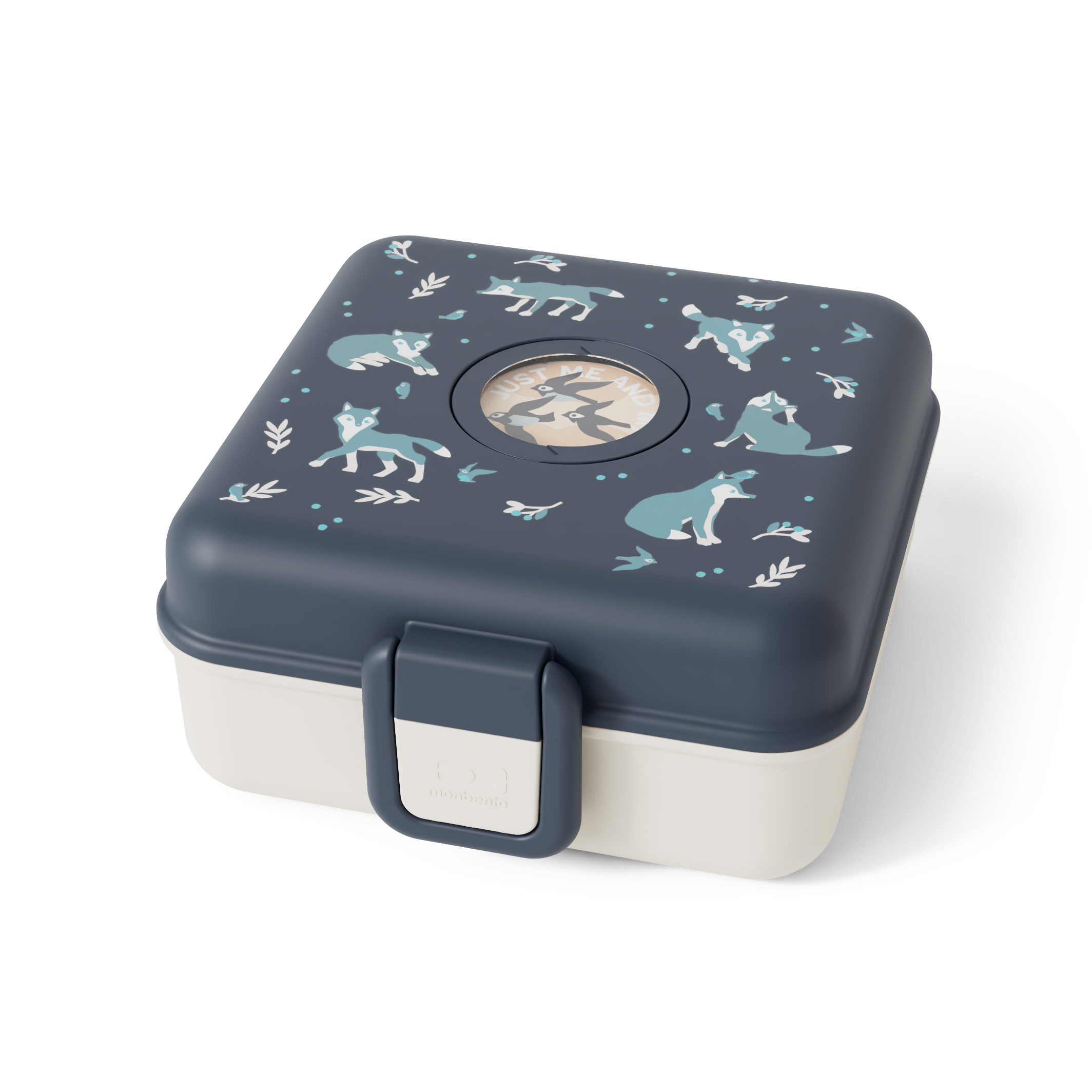 Snacky cannelle Fox - La boite à sandwich personnalisable des enfants - Couverts inclus