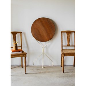 Table pliante en bois et métal n°132