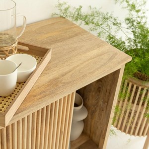 Meuble sous vasque en bois de manguier liora