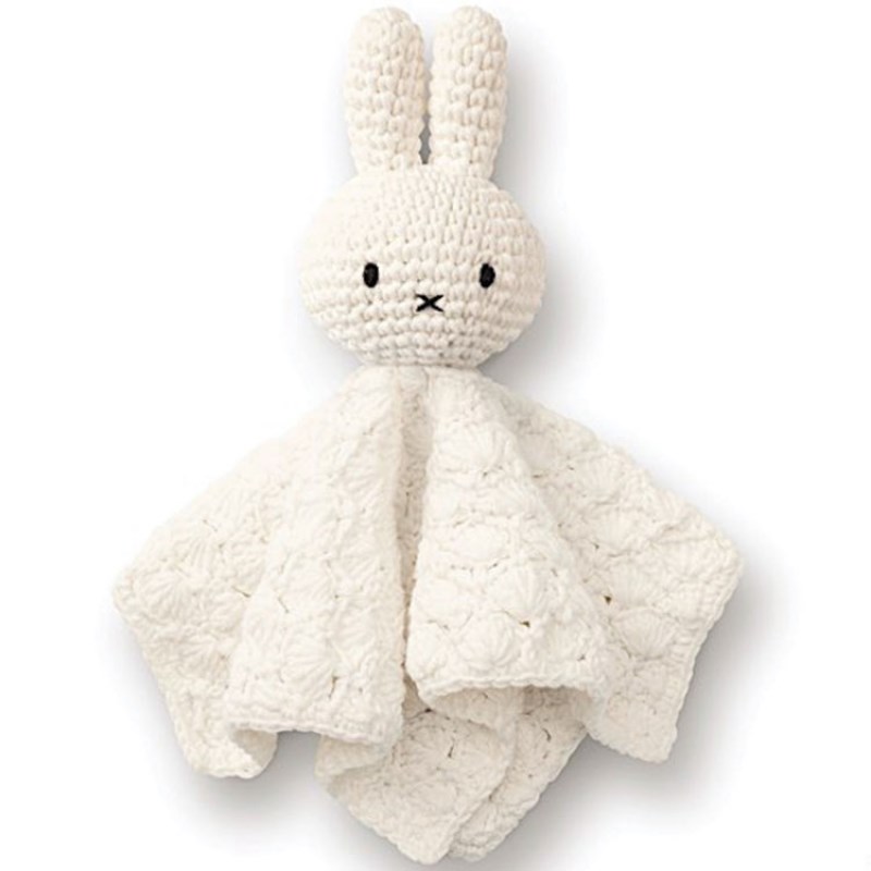 Doudou plat vintage miffy blanc