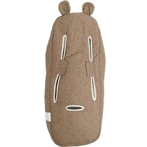 Chancelière en laine avec capuche souris