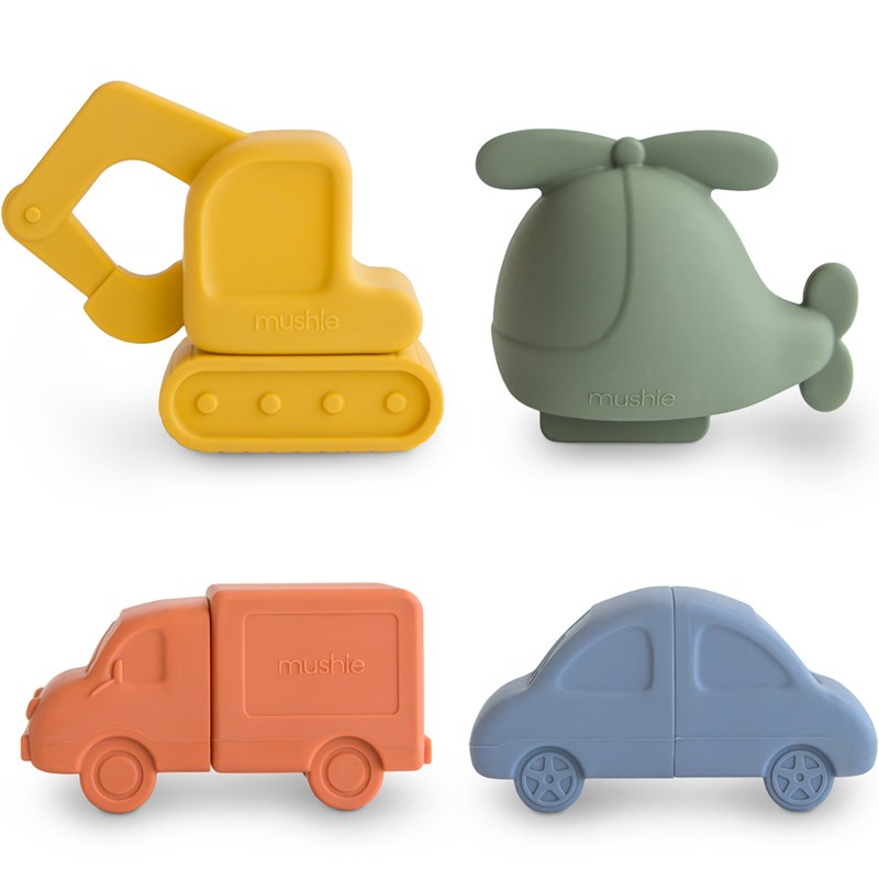 Lot de 4 jouets de bain vehicules
