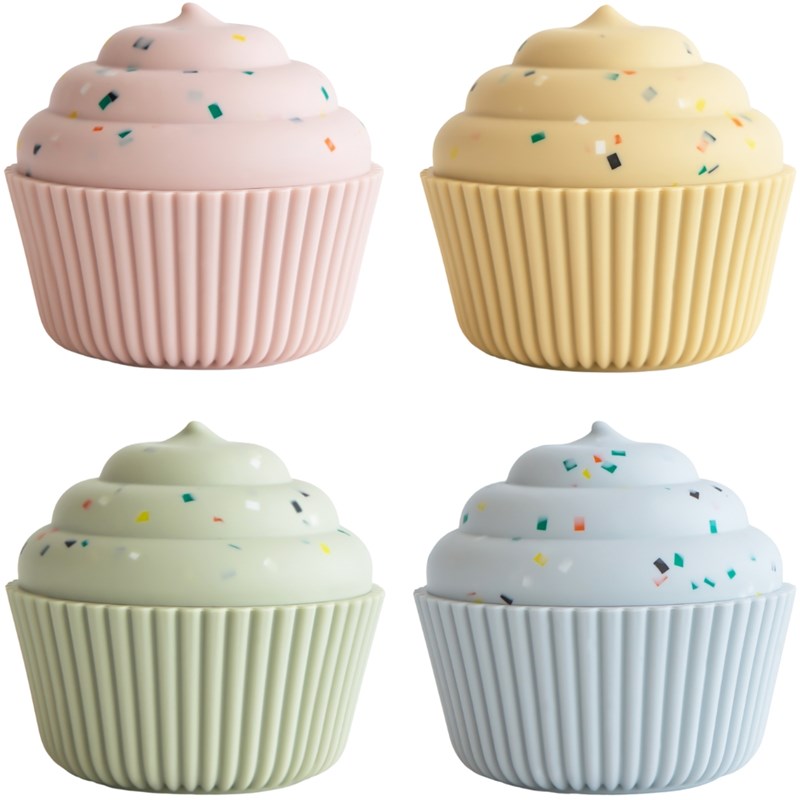 Lot de 4 jouets de bain cupcake