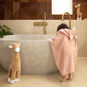Poncho de bain lapin