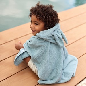 Poncho de bain lapin