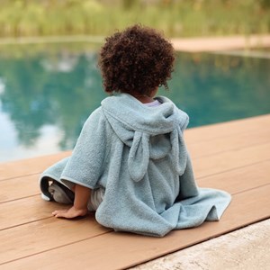 Poncho de bain lapin