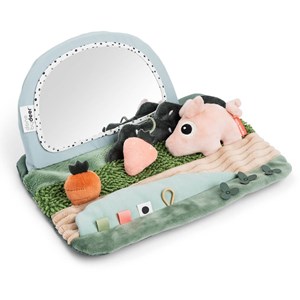 Miroir d'éveil tummy time tiny farm multicolore