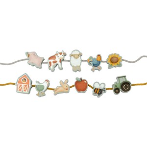 Perles en bois à lacer