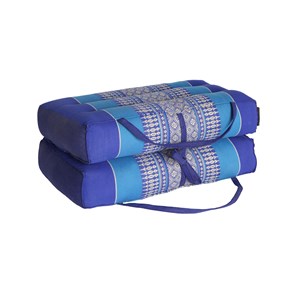 Coussin pliable de yoga Bleu marine