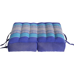 Coussin pliable de yoga Bleu marine