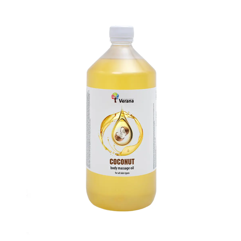 Huile massage naturelle coco - 1 litre