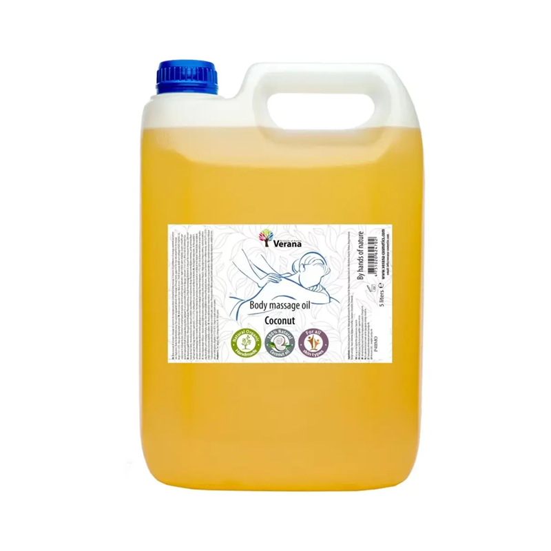 Huile massage naturelle coco - 5 litres