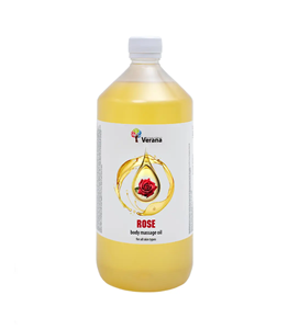 Huile de massage naturelle rose 1 litre