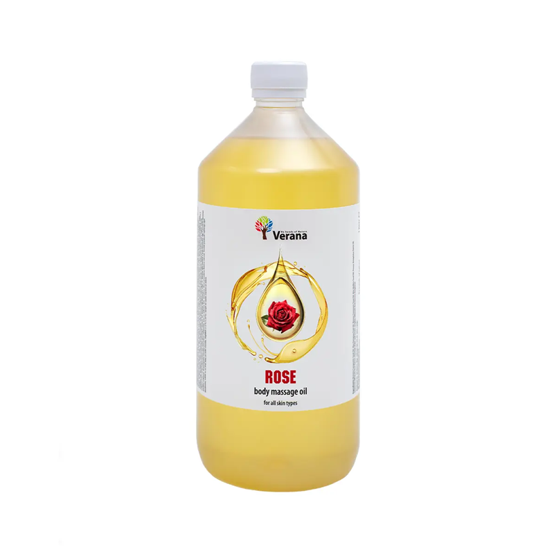 Huile de massage naturelle rose 1 litre